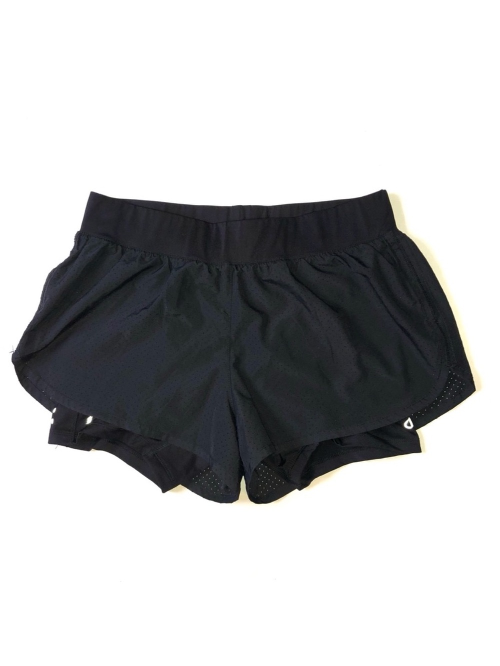 Champion Black Shorts Athletic Running Medium